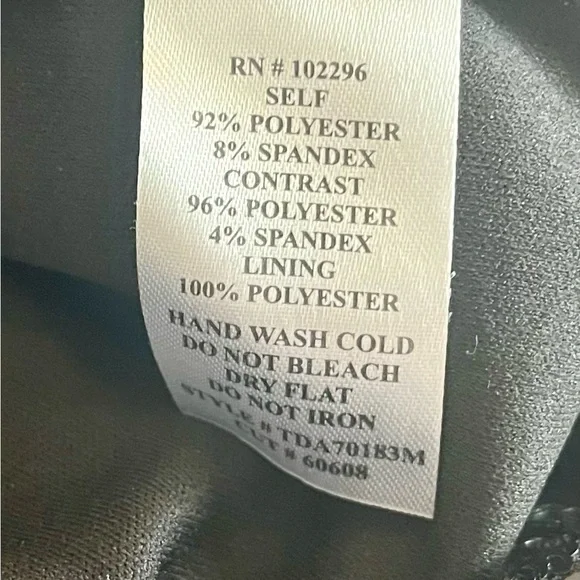 NWT Connected Apparel Black Sequin Dress - Picture 7 of 7